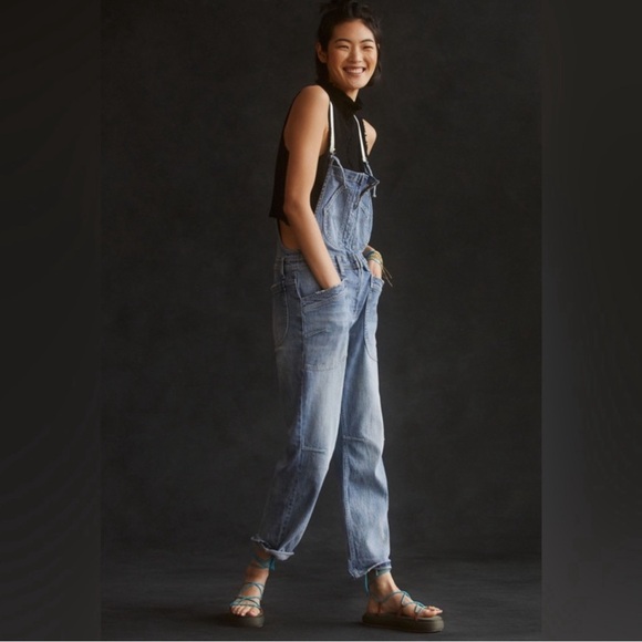 Anthropologie Pilcro Painter denim overalls - Picture 3 of 10